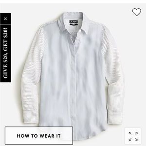 Limited Edition Jcrew Drapey Cupro Shirt UPDATED PICS